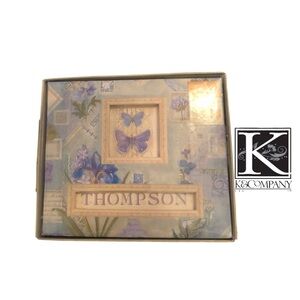 K&Company 6x6 Post-bound Personalized Scrapbook with 40 Top Loading Pages - NWOT
